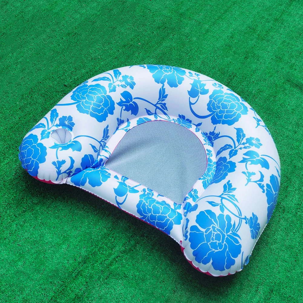 

Swimming Pool Float Chair Floating Pool Chair Lounger Recliner Toy for Adults Children Water Party Playing Toy