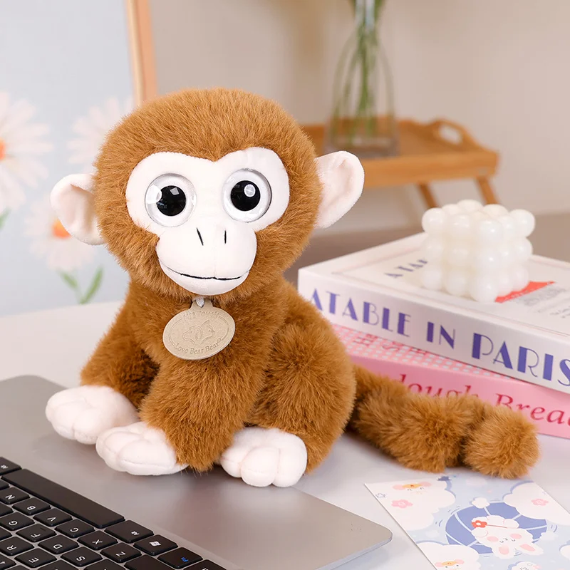 Декоративная подушка в виде обезьяны 20 см 25