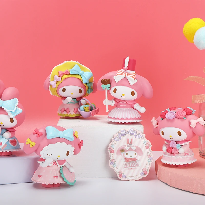 

Sanrio Mymelody Tea Party Blind Box Melody Lovely Girl Handmade New Style Surprise Box Collection Girl Heart Birthday Gifts