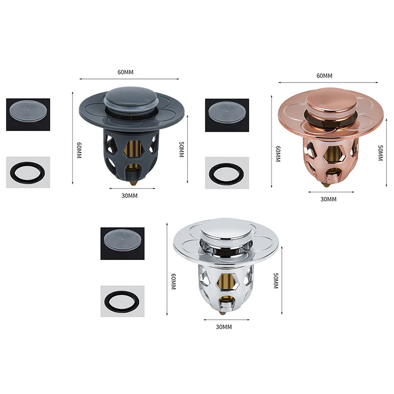 

Выдвижной фильтр для раковины из нержавеющей стали в ванную комнату, ситечко для впитывания волос в раковину, стопор для ванны, инструмент д...