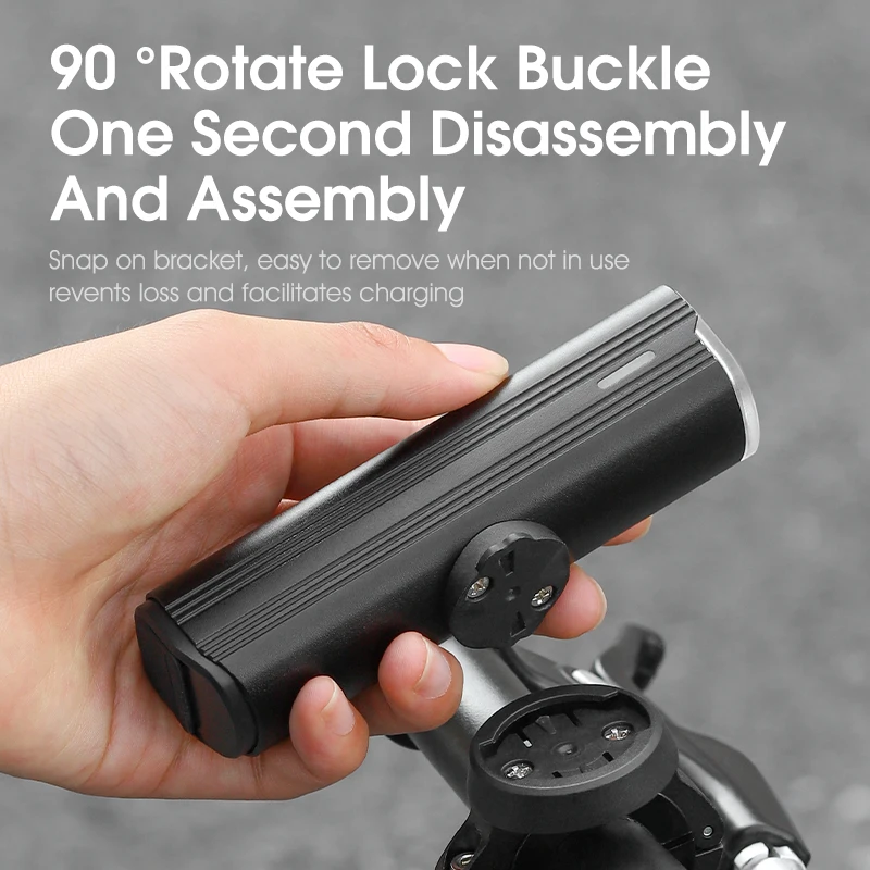 Фонарь передний для велосипеда 1000 лм из алюминиевого сплава