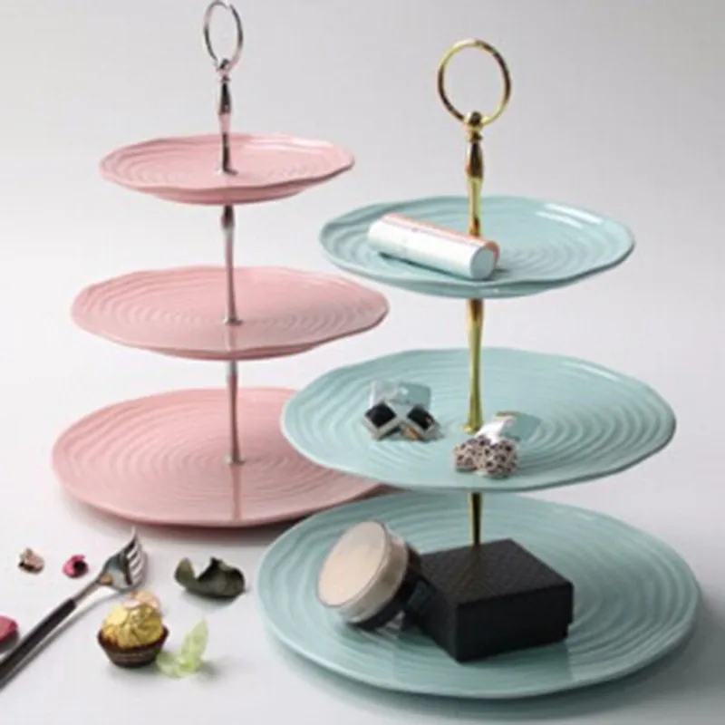 

3 Tier Cake Fruit Plate Cake Plate Stand Handle Fitting Tool Stand Hardware Rod Plate Stand Cake Decorating Tool Cake Accessory
