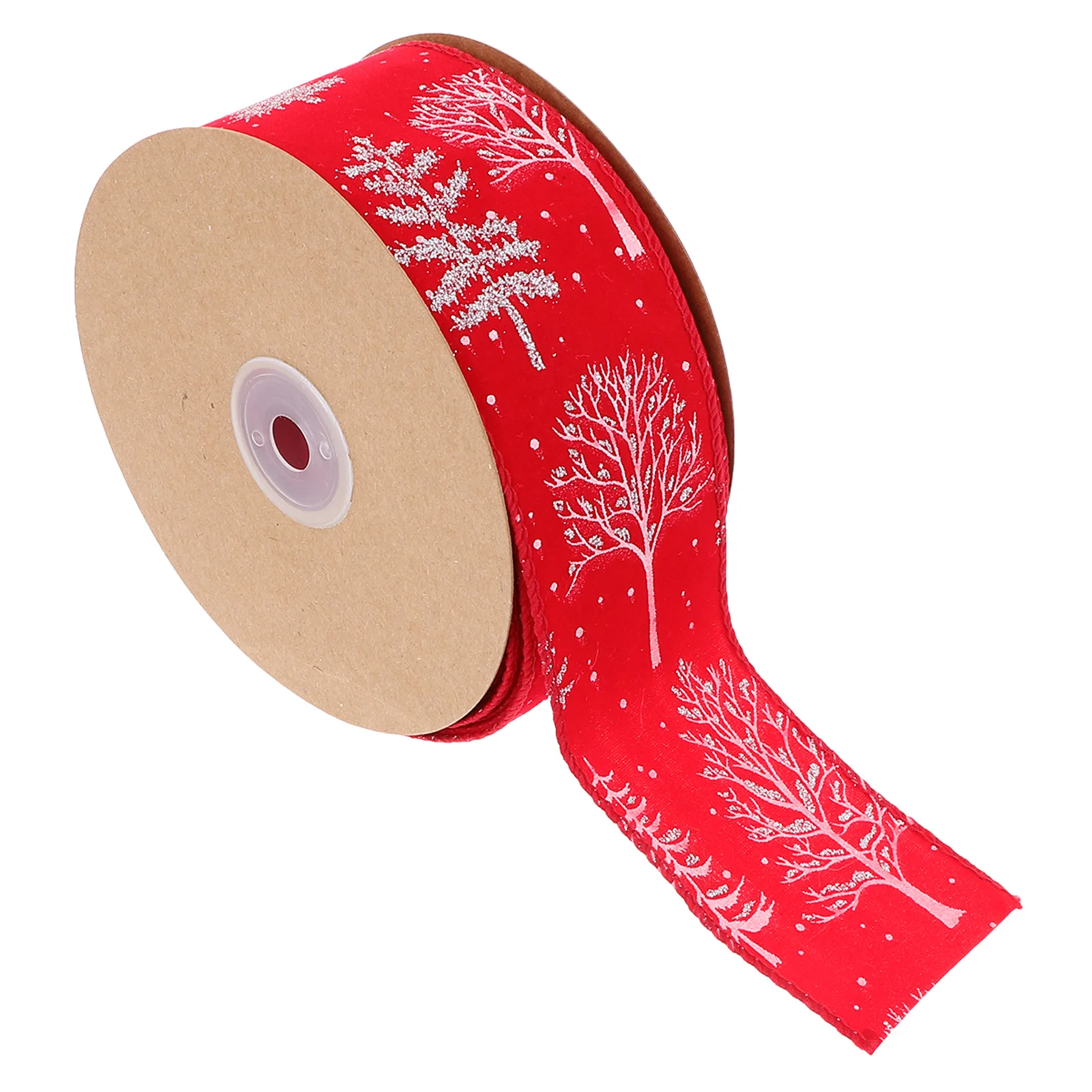 

Ribbon Christmasdiydecoration Fabric Holiday Ribbons Grosgrain Wide Tree Bouquet Gift Belt Riband Wired Crafts Making Craft Bows