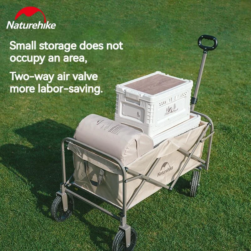 Naturehike C6.5 Кемпинг Автоматическая надувная подушка Самонадувающийся коврик