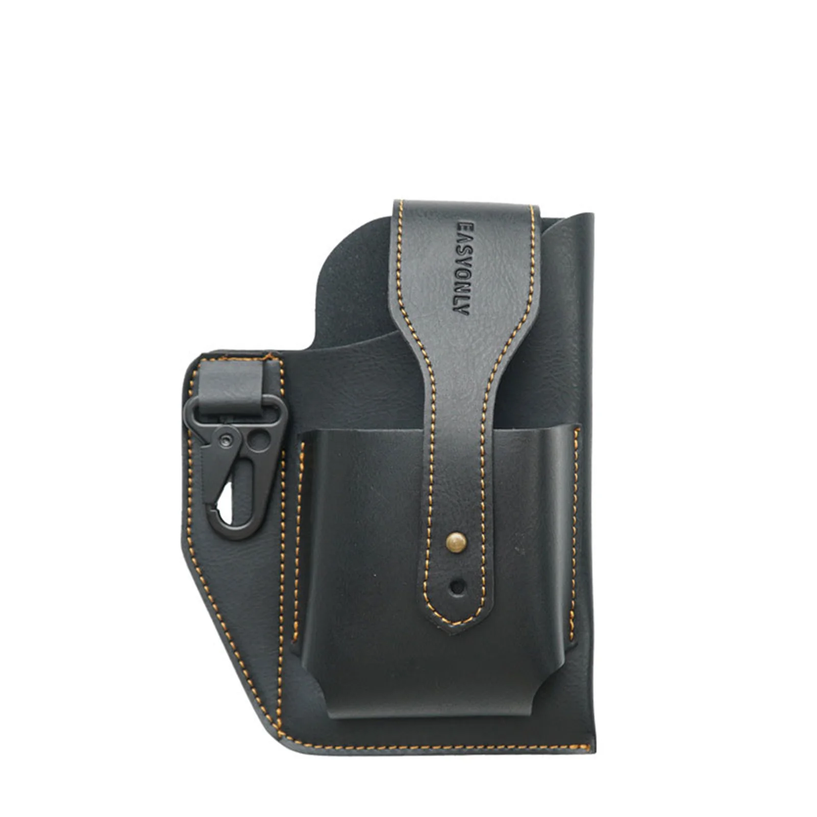 

PU Leather Cell Phone Belt Pouch Mini Waist Bag Vintage Style Belt Purse Travel Hiking Outdoor Use