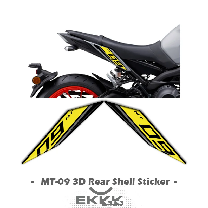 

Обтекатель для мотоцикла YAMAHA MT-09 MT09 FZ09 MT09SP SP задний хвост 3D Защитная Наклейка переводная картинка 09 MT LOGO