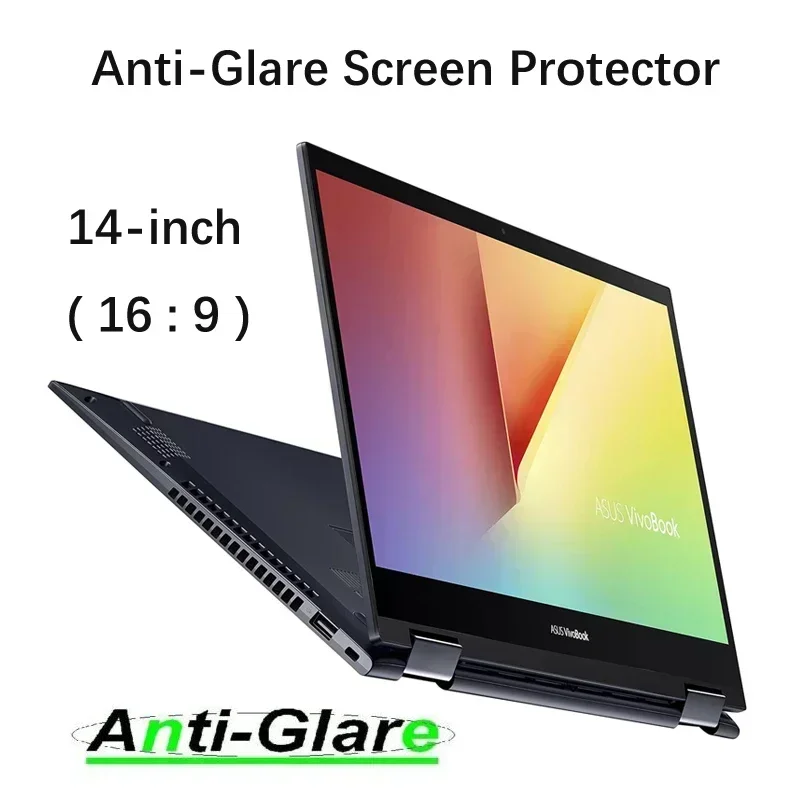 Фото 2X антибликовая защитная пленка для экрана ASUS Vivobook Flip 14 TM420 TM420UA 2in1/TP412 TP412FA 14 дюймов для ноутбука 16:9 №1