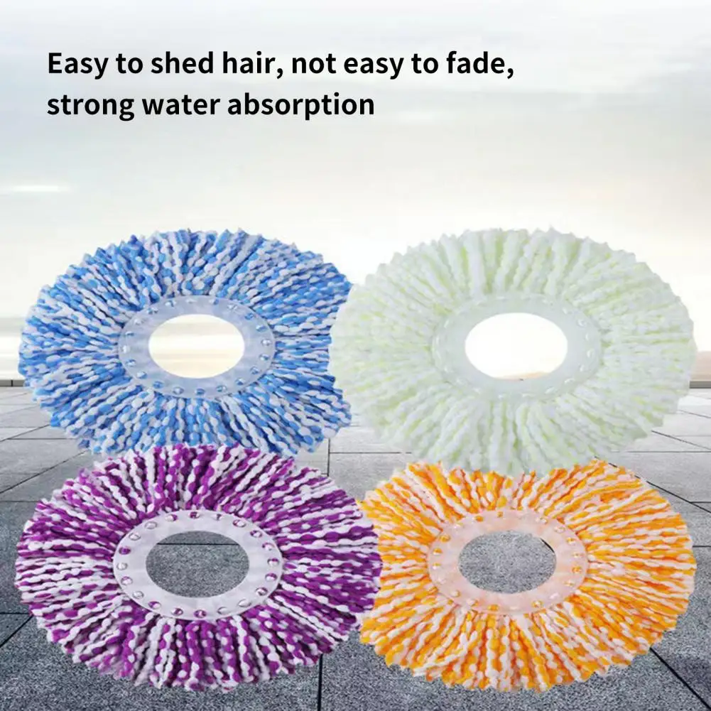 

Mop Heads Replacement Cloth Ultralight Soft 360 Degree Rotating Microfiber Wear Resistant Cleaning Mop Heads for Wooden Floors