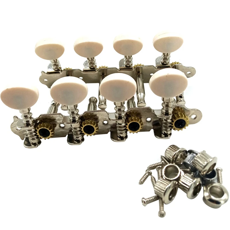 

4-Link 8-String Mandolin Single Hole Steel Column String Button Instrument Tuners Machine Head