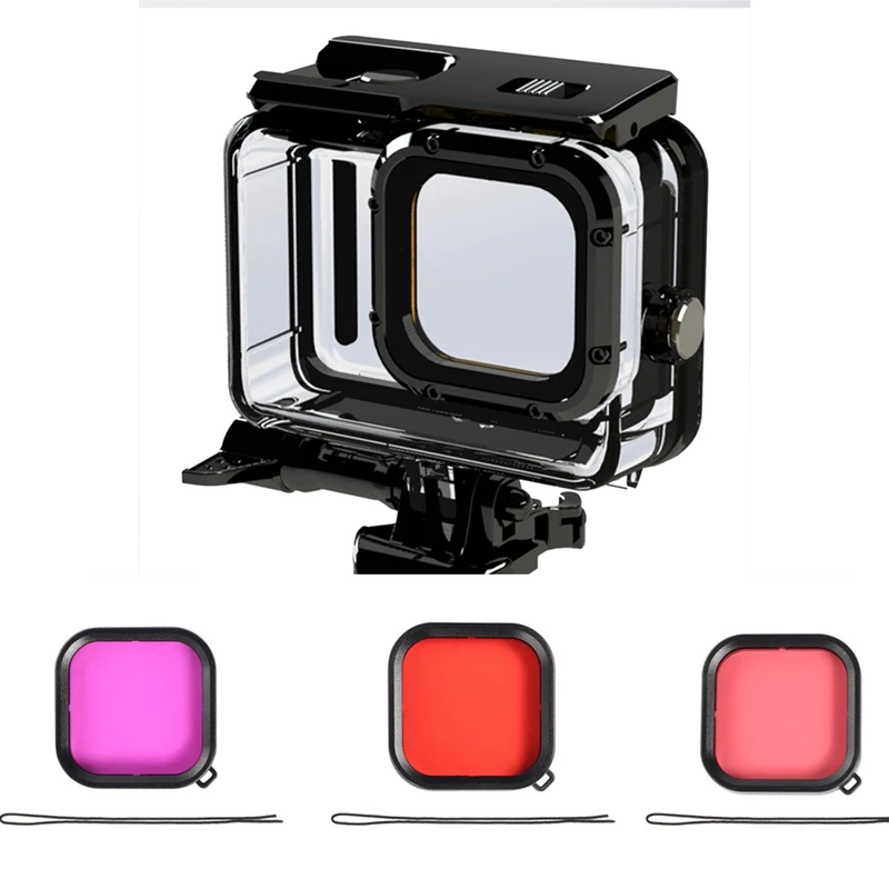 

Водонепроницаемый защитный чехол для дайвинга, черный подводный защитный чехол для дайвинга на глубине до 50 м