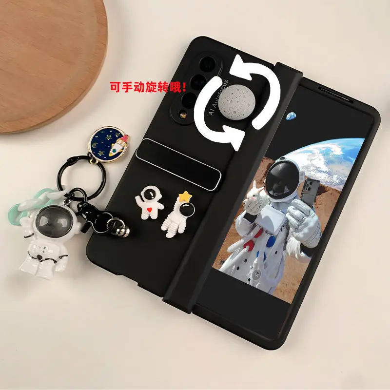 

With Kickstand Bracket Case for Samsung Galaxy Z Fold 4 Case for W23 Case for SM-F9360 Case For SM-936U Case