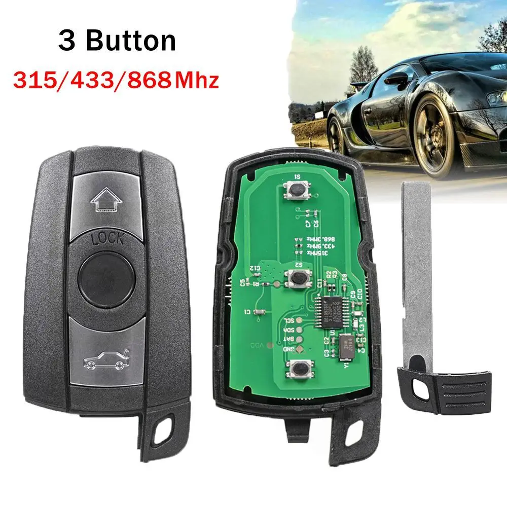 

Car Remote Smart Key 315Mhz / 868MHz for BMW Remote Key Fob