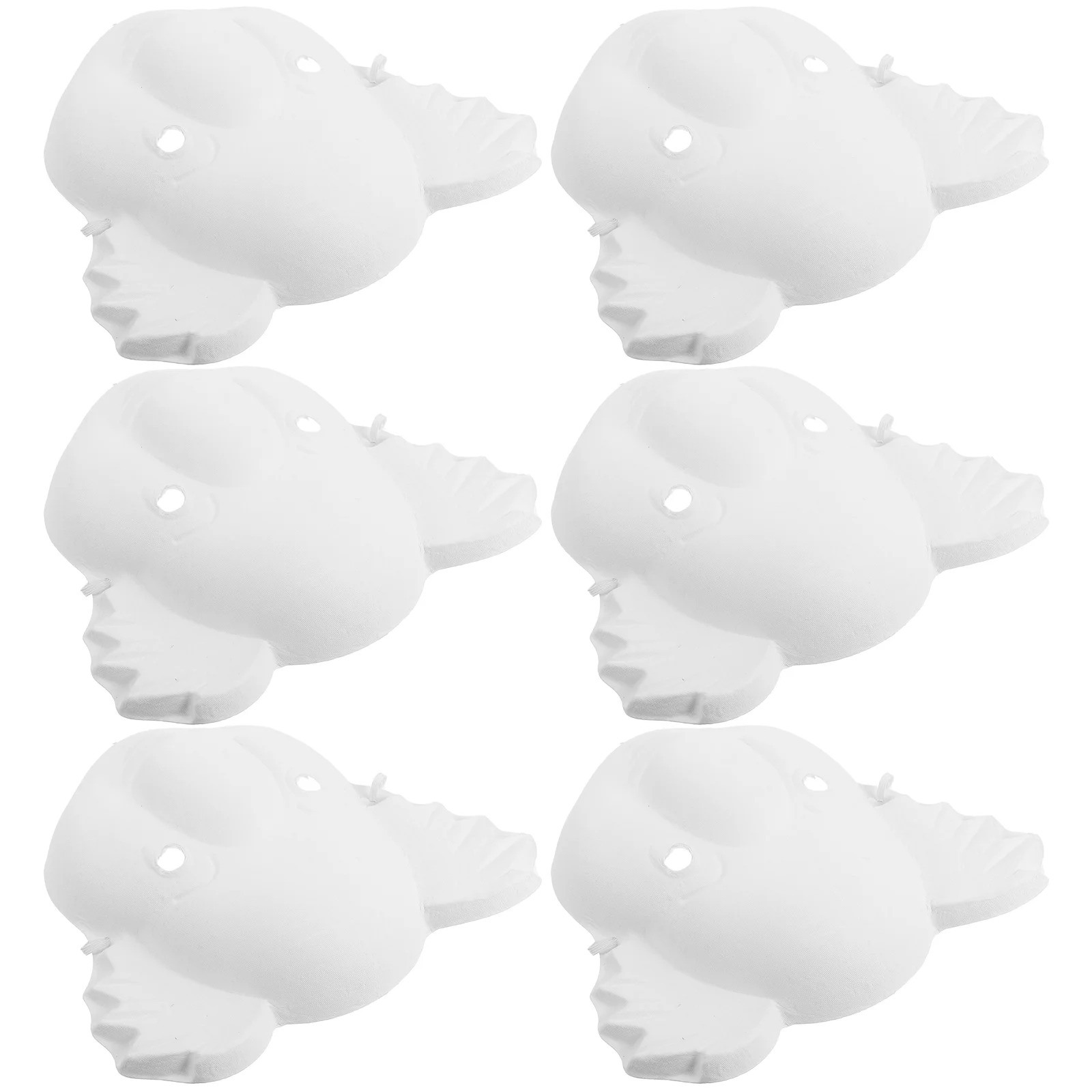 

Hand Drawn Animal Mask Blank Handmade Masks Masquerade Women Base Party Unpainted Ball