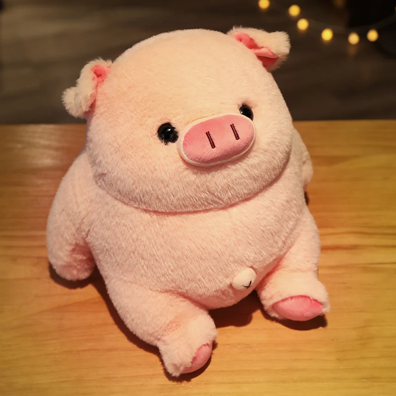 

1pc 22/30/40cm Kawaii Fat Pig Plush Toy Stuffed Soft Animal Pink Piggy Plush Baby Doll Home Decoration Bed Pillow Kids Plushie