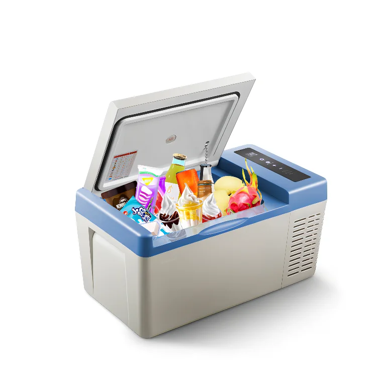 

Портативный автомобильный холодильник с компрессором, морозильная камера 18 л, 12 В постоянного тока, 24 В, для кемпинга, яхты, путешествий, OEM ...