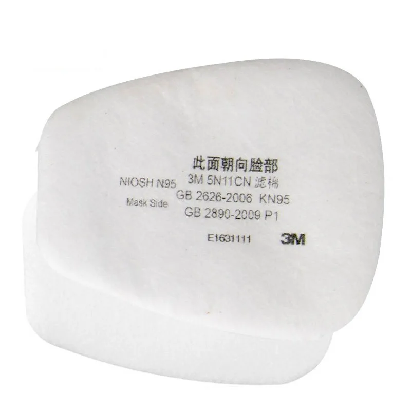 3M Gas Mask Filter 5N11 for 6200 7502 6800 Respirator 10pcs/bag Anti Static High Electrostatic Dust Particulate Protection | Безопасность