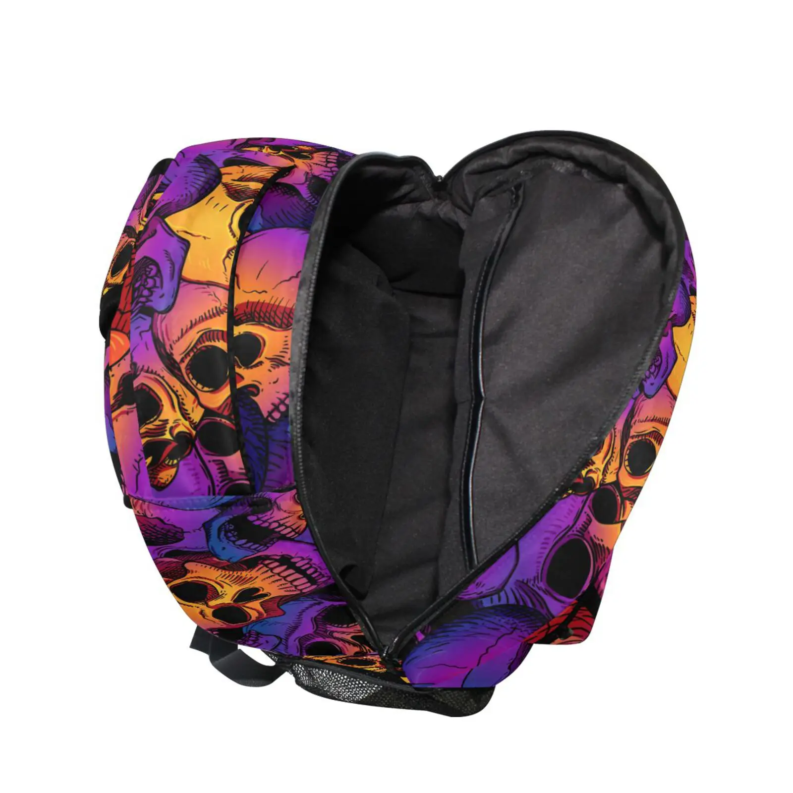 Large Schoolbag Student School Backpack Skull Printed Waterproof Bagpack Primary School Book Bags For teenage Girls kids mochila