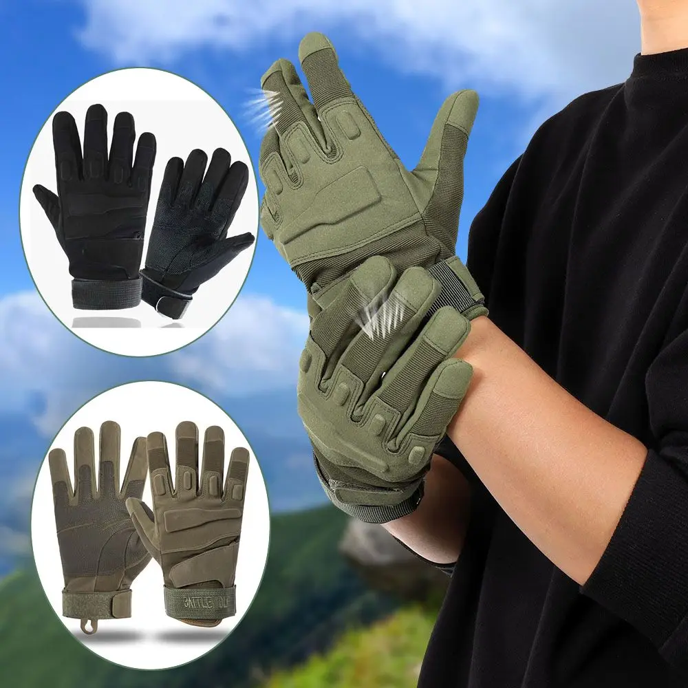 

Protection Military Tactics Thermal Wear-resistant Full Finger Mittens Nonslip Touch Screen Motorcycle Riding Gloves