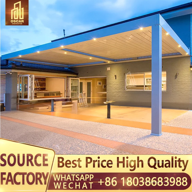 Современная беседка по низкой цене моторизованная Водонепроницаемая наружная