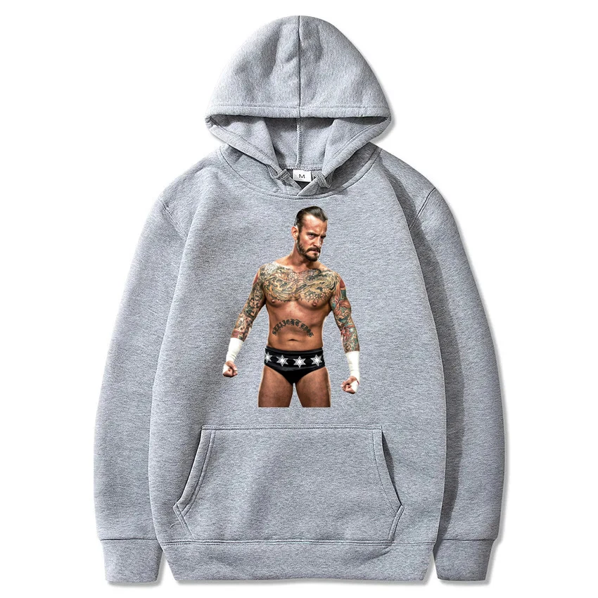 Худи мужское в стиле панк с принтом графов профессиональная хипстерская уличная