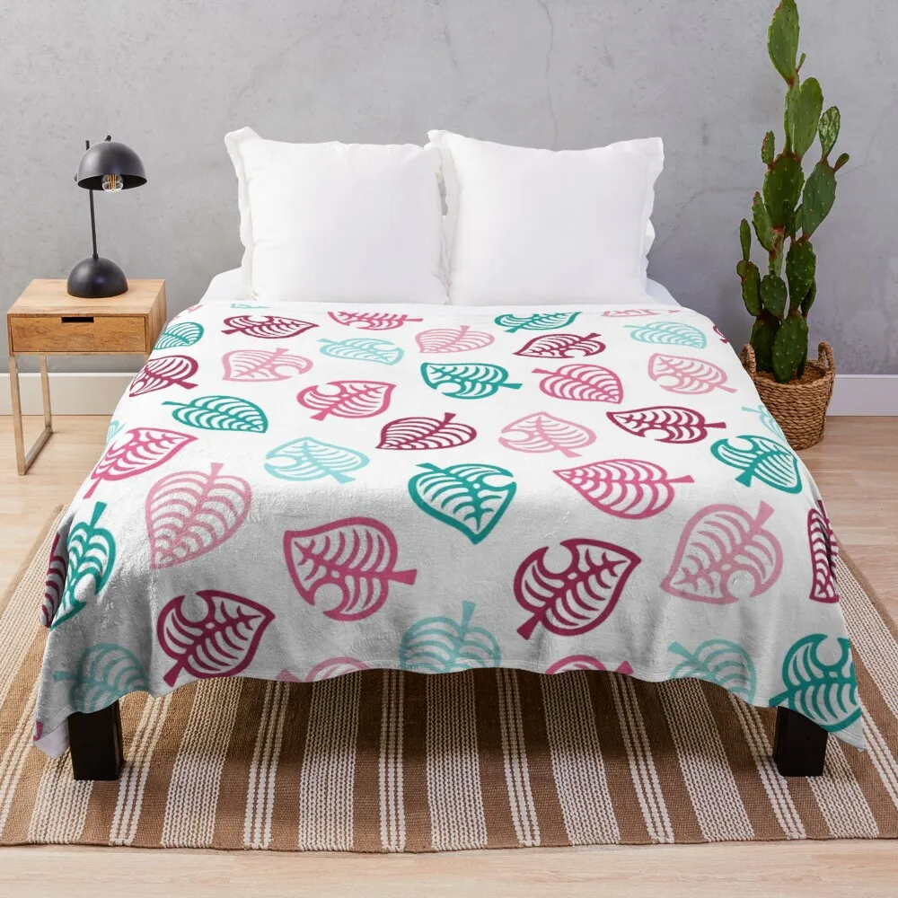 

Animal motif pink Throw Blanket Double blanket knitted plaid thermal blankets for travel designer blankets