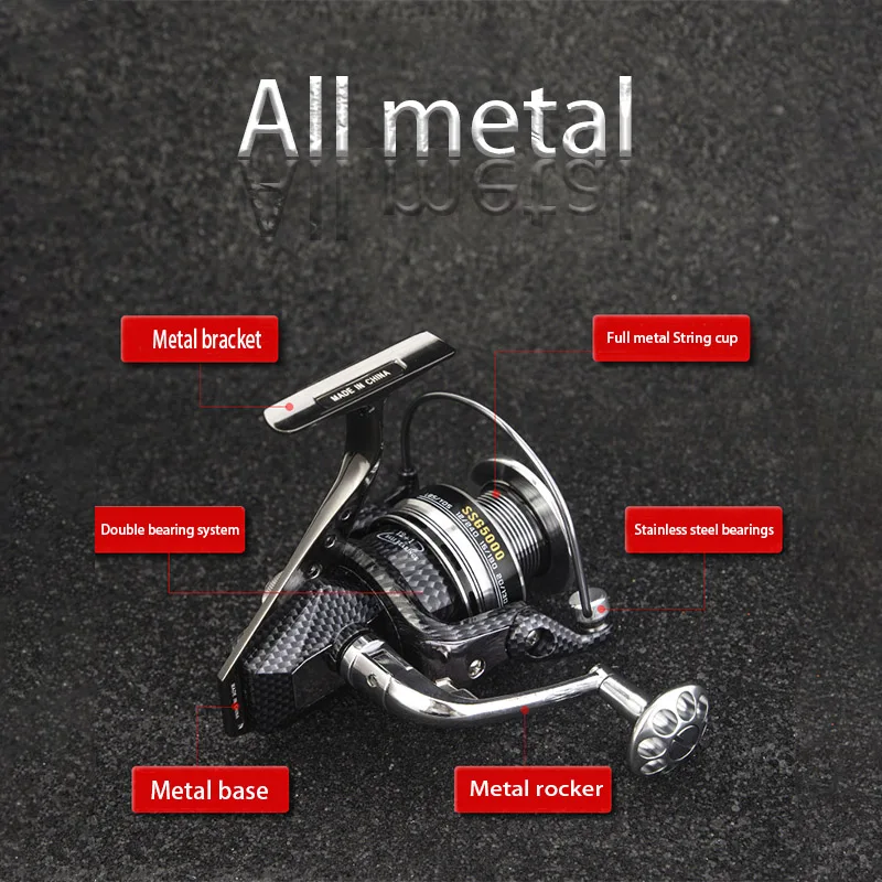 Металлическая катушка для спиннинга 18 осей |