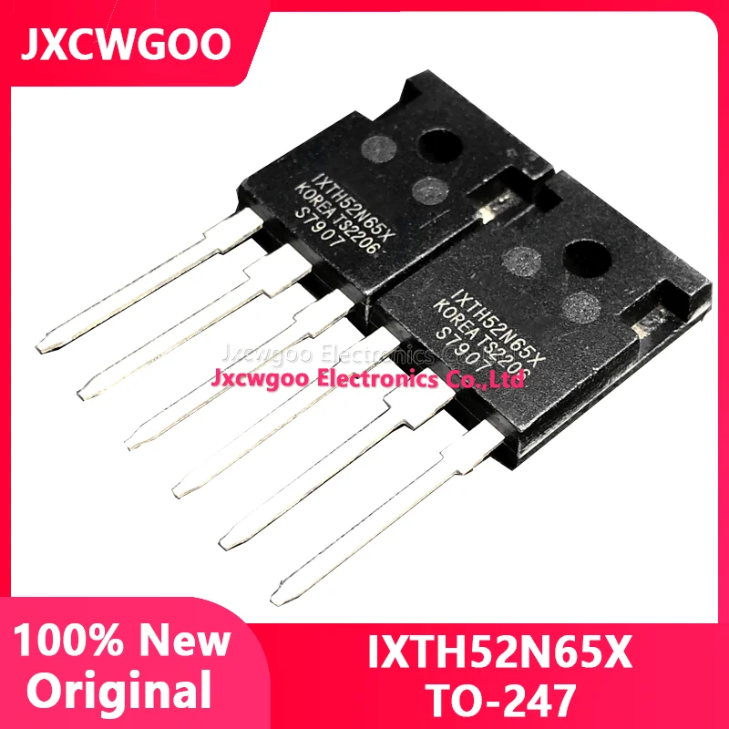 

Jxcwgoo 100% New Imported Original IXTH52N65X TO-247 MOS FET 52A 650V