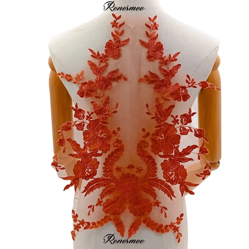 Сетчатый вышитый воротник из полиэстера