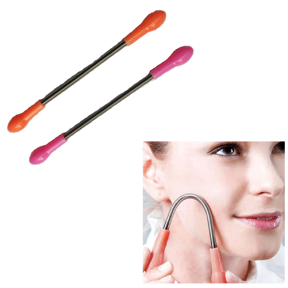 

Hair Spring Removal Remover Face Epilator Threading Facial Tool Lip Upper Manual Stick Coil Eyebrow Trimmer System Portable