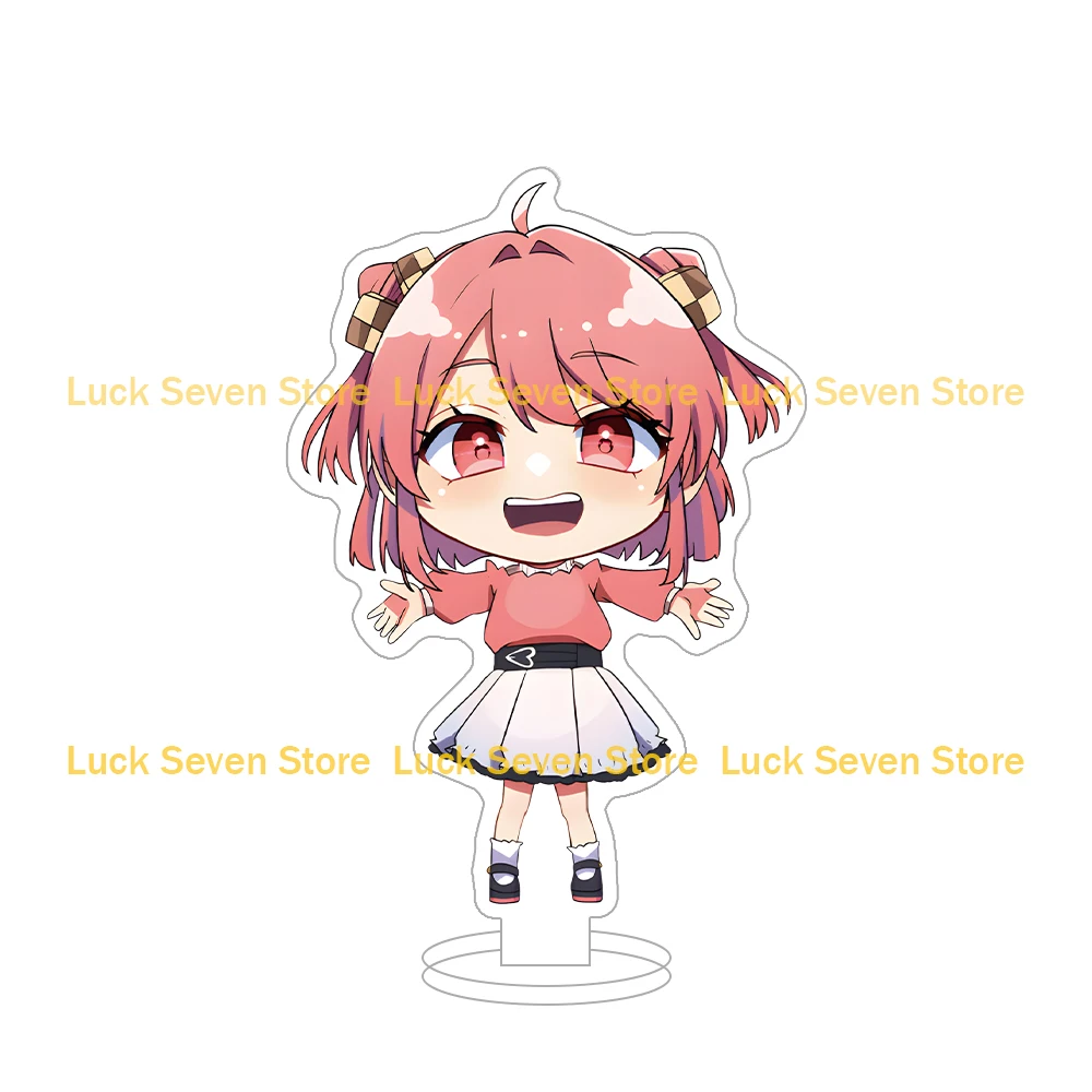 Фото Mini World VTuber Красочный персик Официальный персонаж JPAPA Siva Noa Маленькая аниме-игрушка Акриловая подставка Праздничный подарок украшение для стола №4