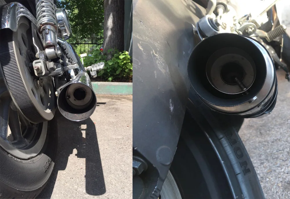 Motorcycle Exhaust Muffler DB Killer Silencer iron Eliminator for YAMAHA WR250R X SEROW225 250 TTR125 L E TTR250