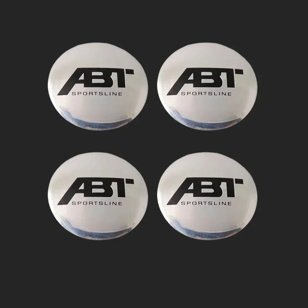

4 шт. 56 мм ABT значок автомобильный колесный центр муфты эмблема наклейки для жука Scirocco POLO Sharan Sagitar Magotan Lavida