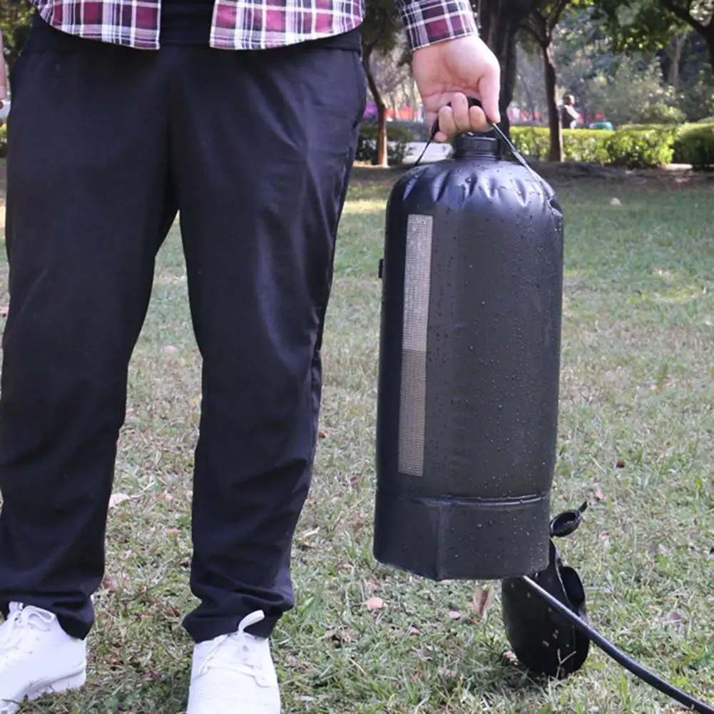 Складная сумка для воды ПВХ мешок душа с подогревом на солнечной энергии 11 л