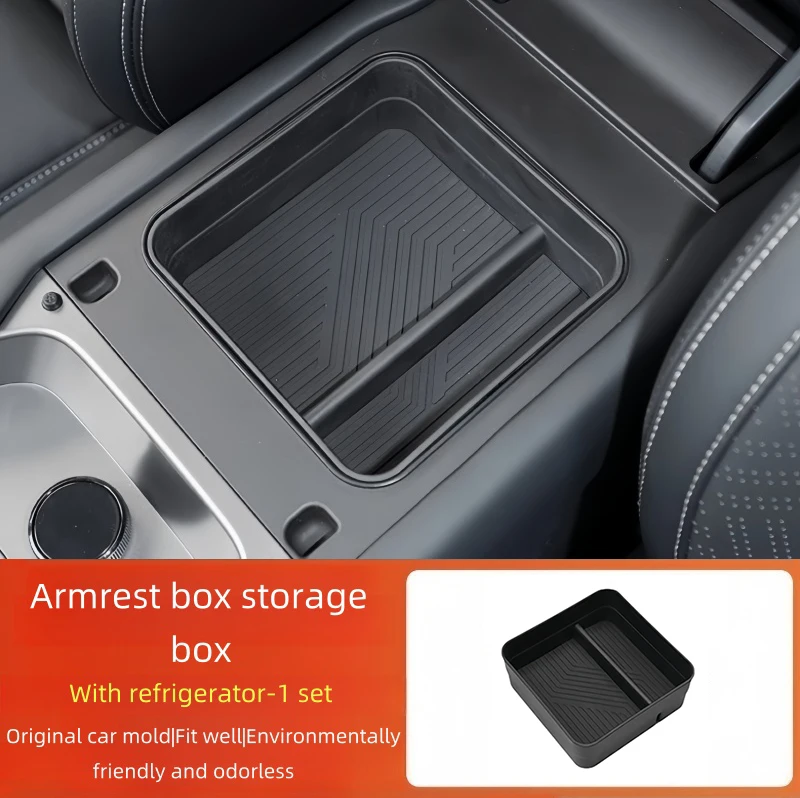 

Автомобильный подлокотник, ящик для хранения, подходит для BYD Leopard Titanium 3, автоматический ящик для хранения холодильника с центральным управлением, аксессуары для интерьера