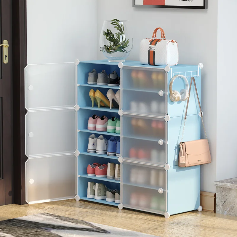 

Shoe Cabinet Home Door Entrance Cabinet Balcony Locker Plastic Assembly Economical Large Capacity Simple Modern Shoe Rack