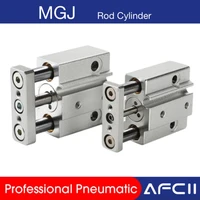 smc type miniature guide rod cylinder built in magnet mgj6 5 mgj6 20 mgj10 5 mgj10 10 mgj10 15 pneumatic cylinder with guide rod