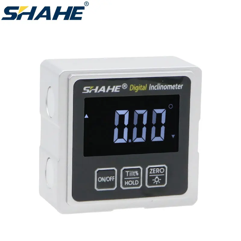 

SHAHE Magnetic Digital Level Electronic Angle Finder Protractor Inclinometer Bevel Gauge With 3-side Magnets Backlight