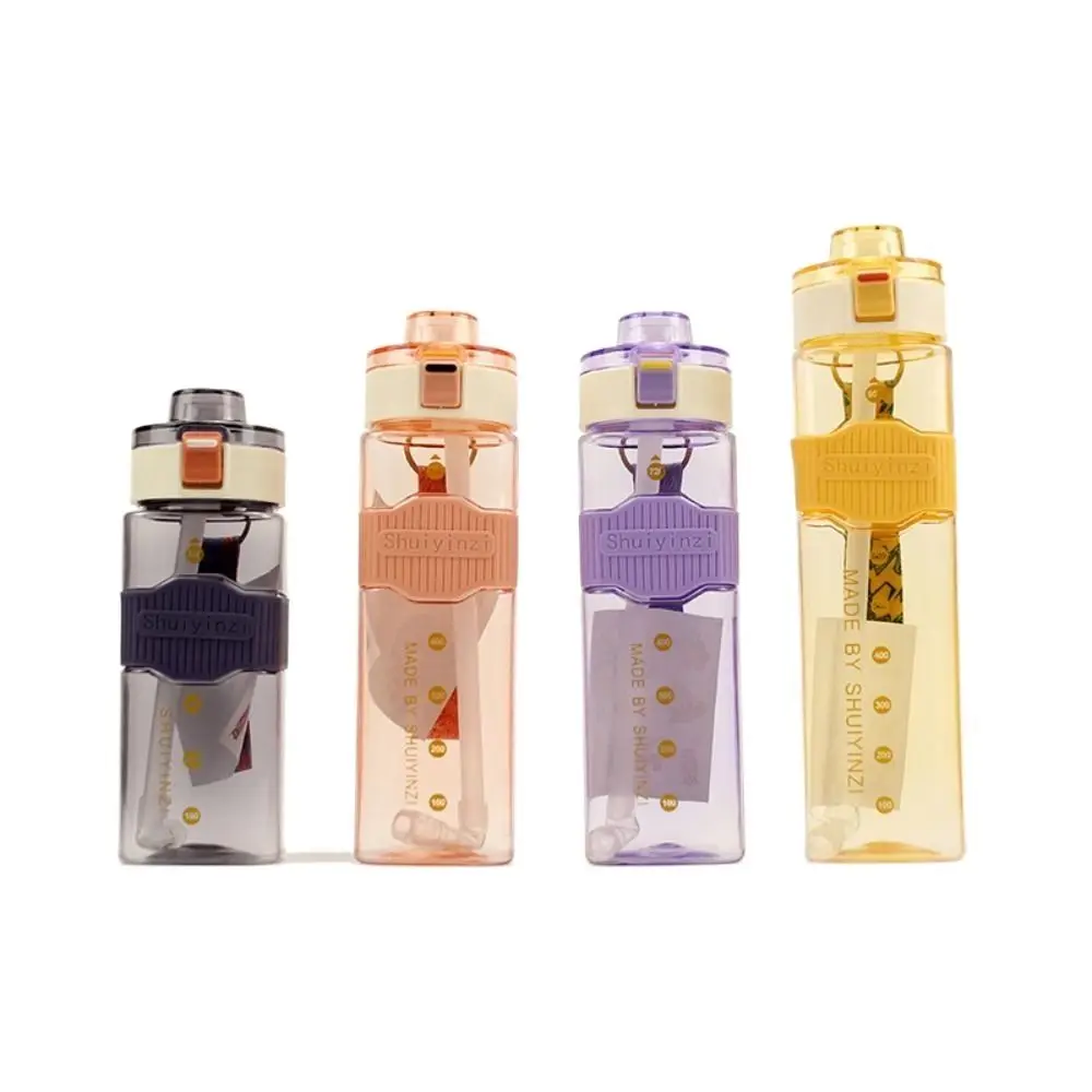 

Маркерная герметичная чашка, большая емкость, пластиковая бутылка для воды, бутылка для воды, соломинка, питьевая чашка