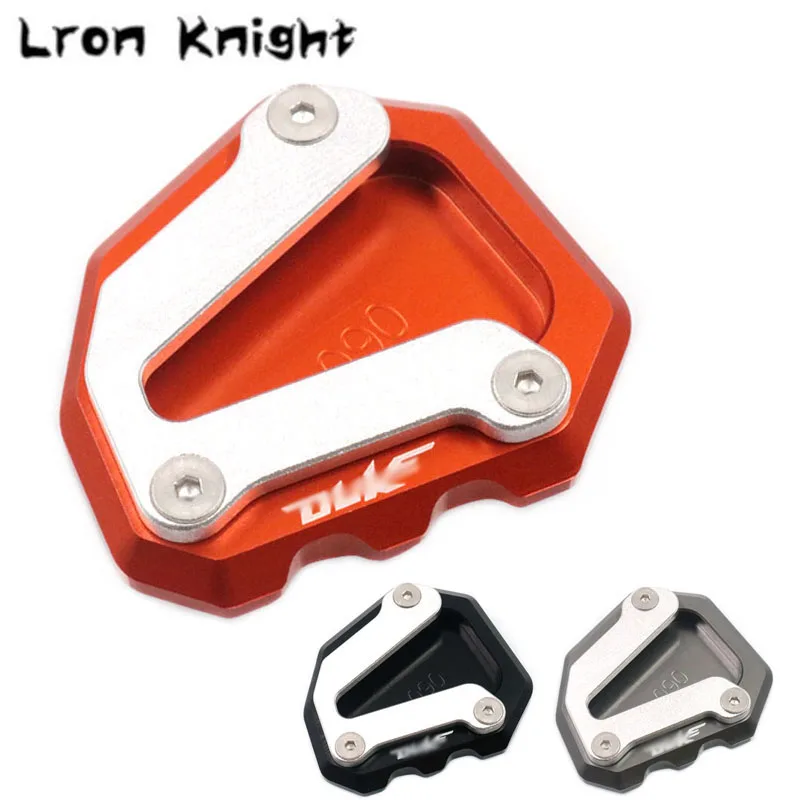 

For 790 DUKE DUKE790 2017 2018 2019 2020 2021 2022 Motorcycle CNC Kickstand Foot Side Stand Extension Pad Support Plate Bracket
