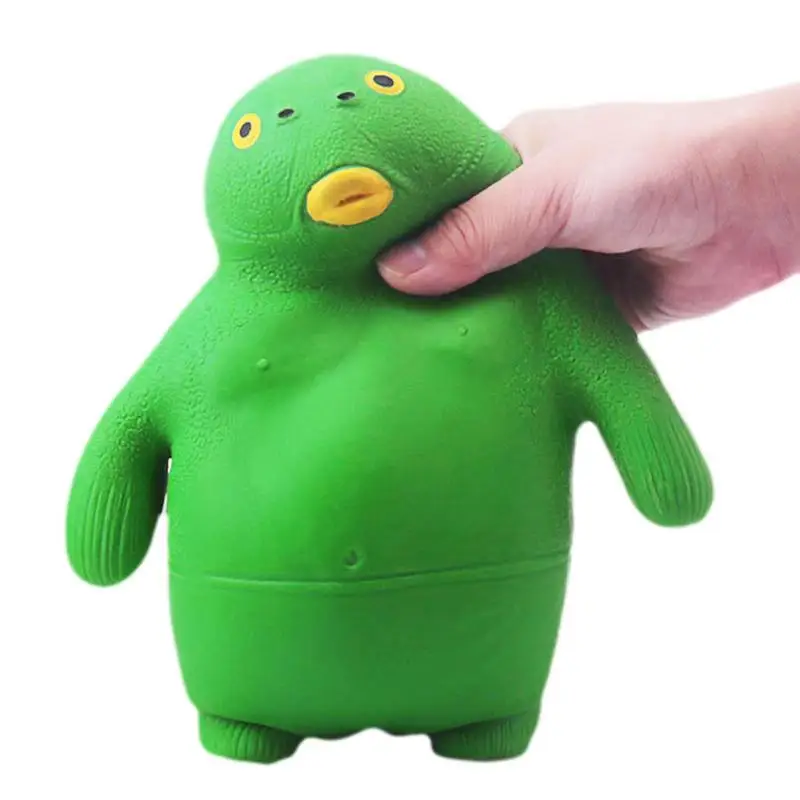 

Silly Green Head Fish Squeeze Toys TPR Material With Sand-Filled Slow Rebound Stress Relief Toy Funny Birthday Gift For Children