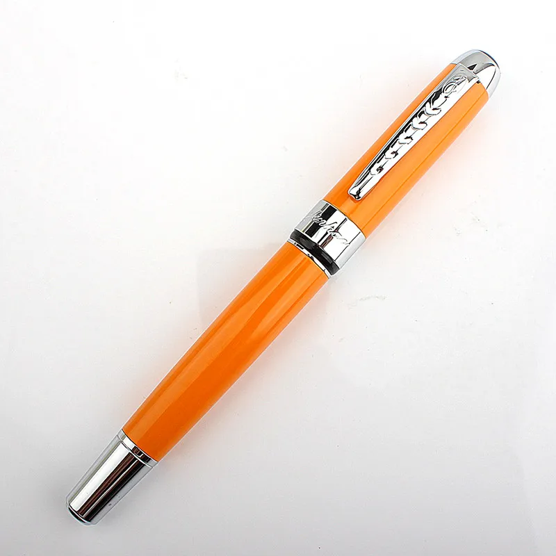 

Jinhao 250 orange Office Student School Stationery Supplies Fine 0.5mm /Medium 0.6-0.7mm Nib Fountain Pen