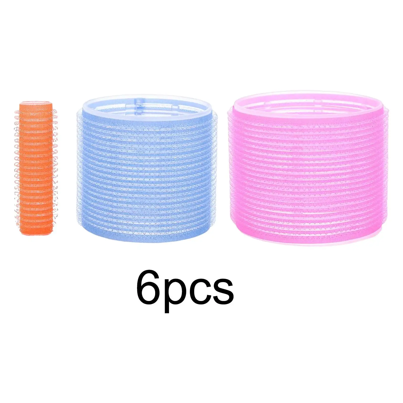 

6x Bangs Roll Hair Rollers Hairdressing Hairstyling Random Color Salon