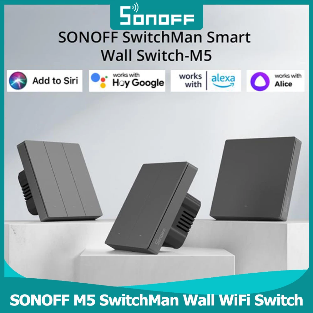Смарт-выключатель SONOFF M5 80/86/120 с поддержкой Wi-Fi |