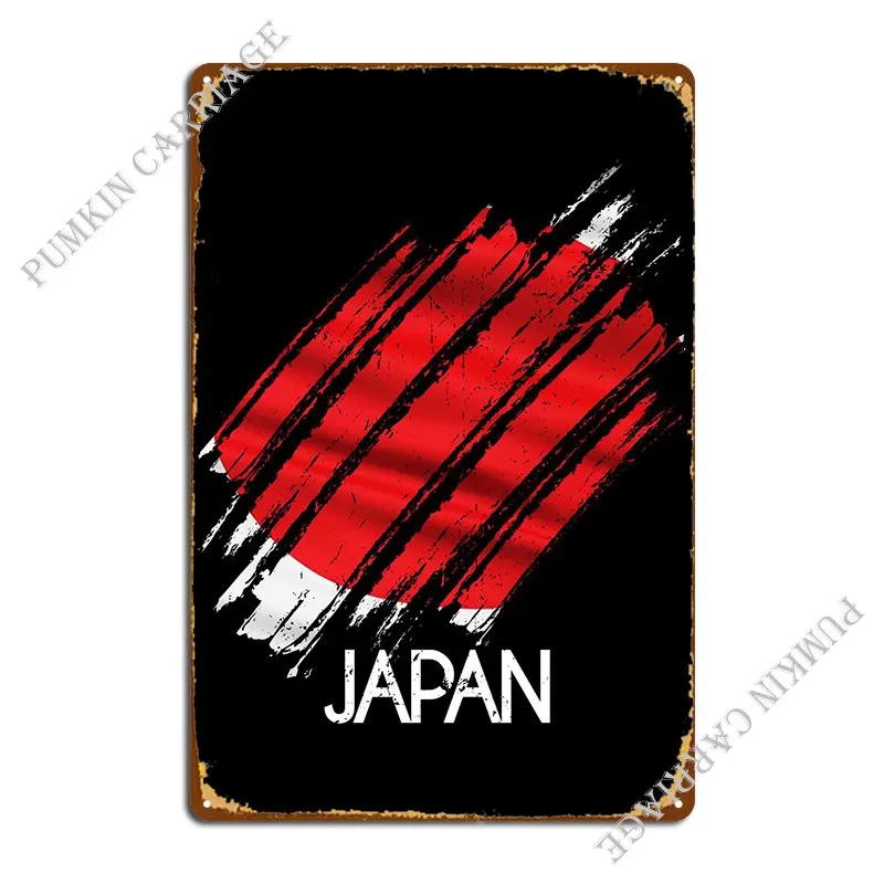 

Японский флаг путешественника металлические знаки домашняя пещера Настенный декор дизайн оловянный знак плакат
