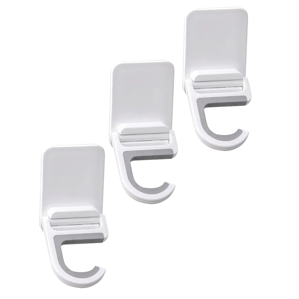 

3 Pcs Wall Hook Hanger Hooks Mop Utility Rack Broom Bin Organizer Storage Unbrella Holder