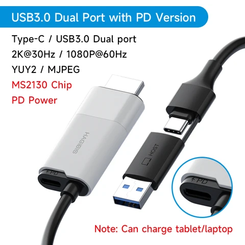 Карта видеозахвата Hagibis USB 3.0 HDMI