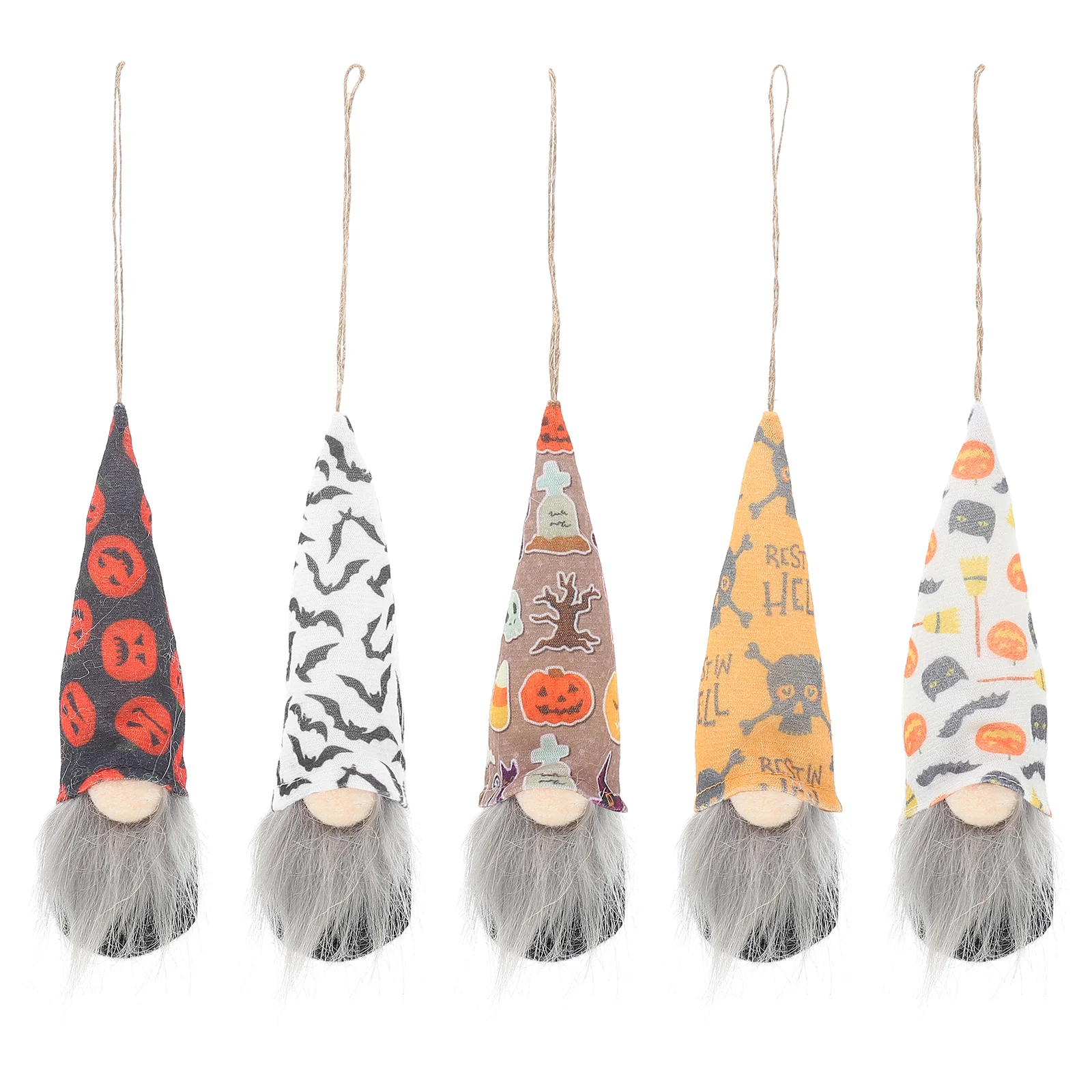 

4Pcs Hanging Gnomes Desktop Adornments Exquisite Long Beard Doll Ornaments