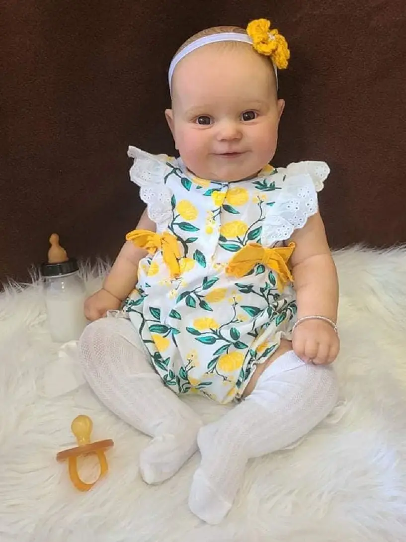 Силиконовая кукла-реборн с кровеносными сосудами 60 см