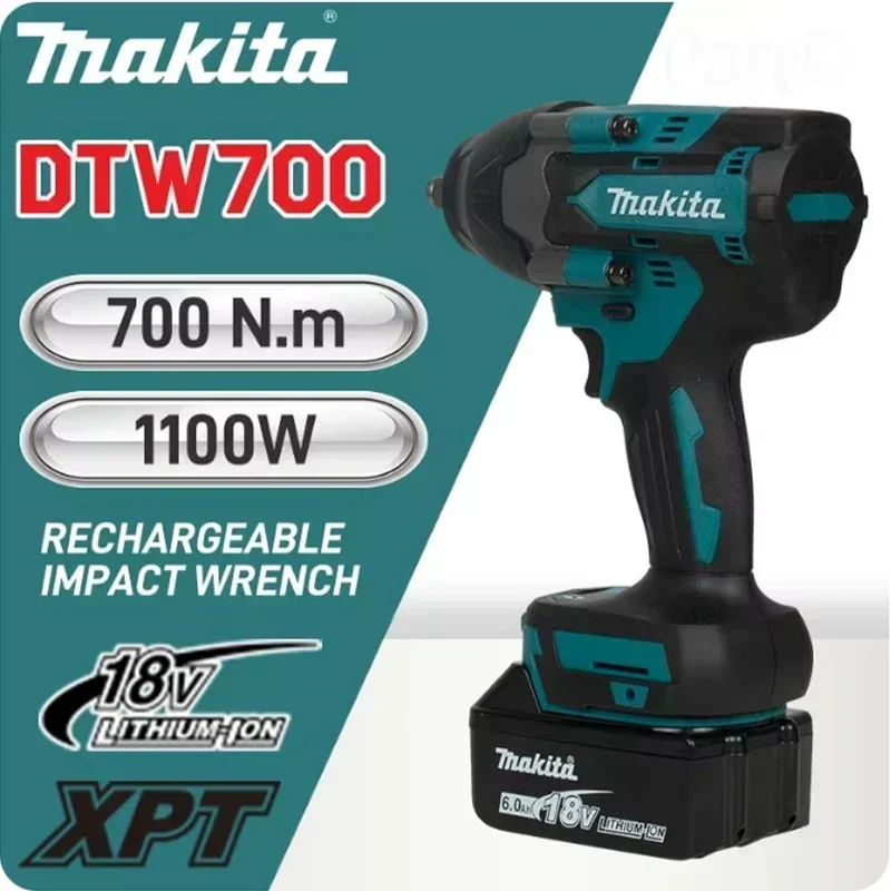 Makita DTW700 18 В бесщеточный электрический ключ аккумуляторная дрель-отвертка