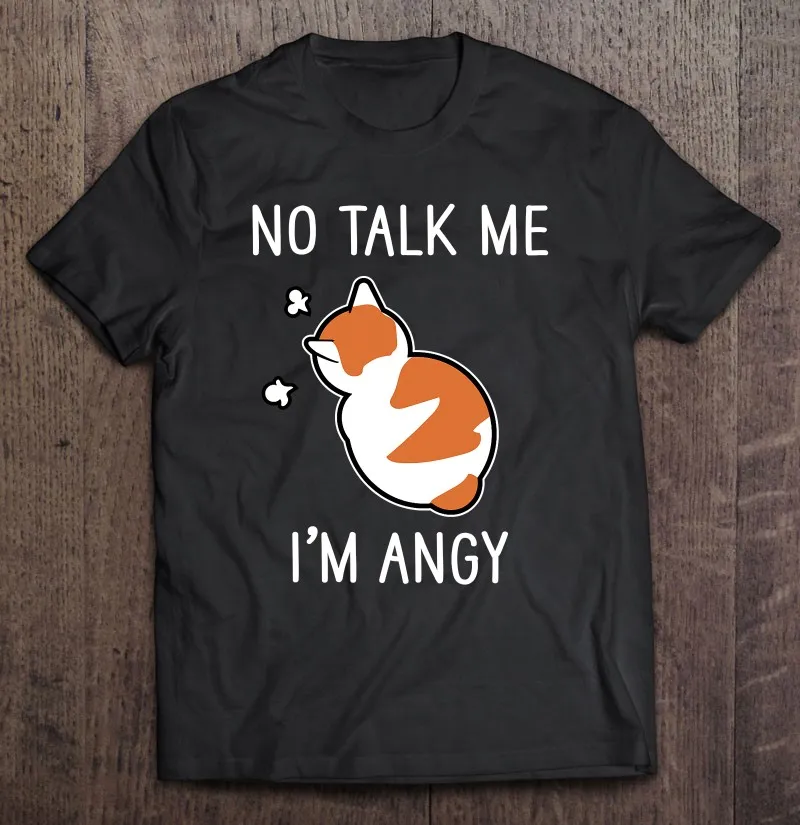 

Футболка мужская оверсайз с принтом «No Talk Me Im Angy»